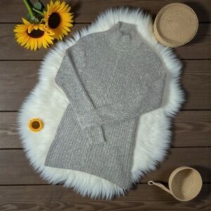 Vintage IB Diffusion Gray Angora Rabbit Lambs Wool Blend Cozy Pullover Small